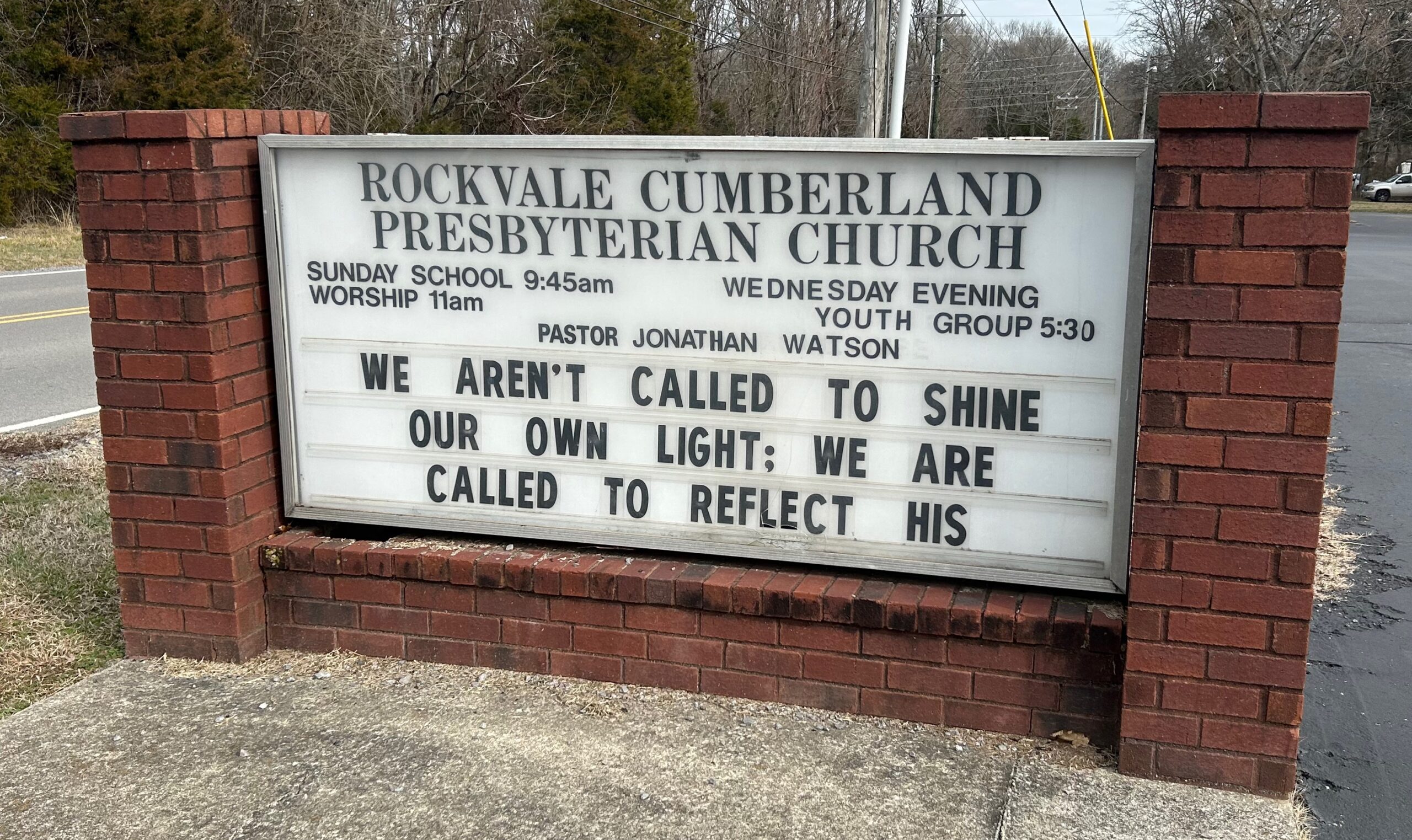 Church Sign Sermon
