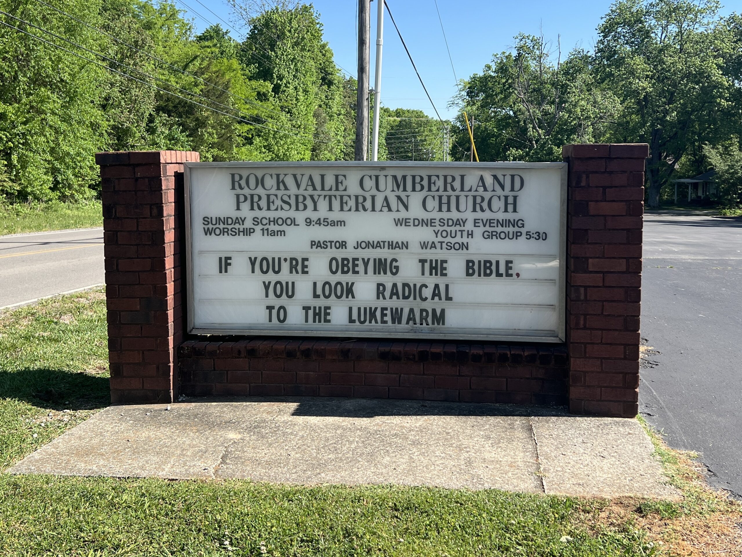 Church Sign Sermon