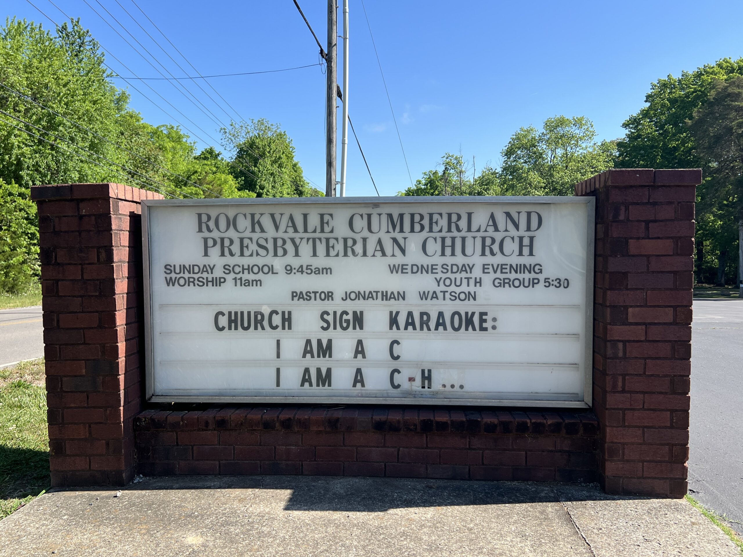 Church Sign Sermon