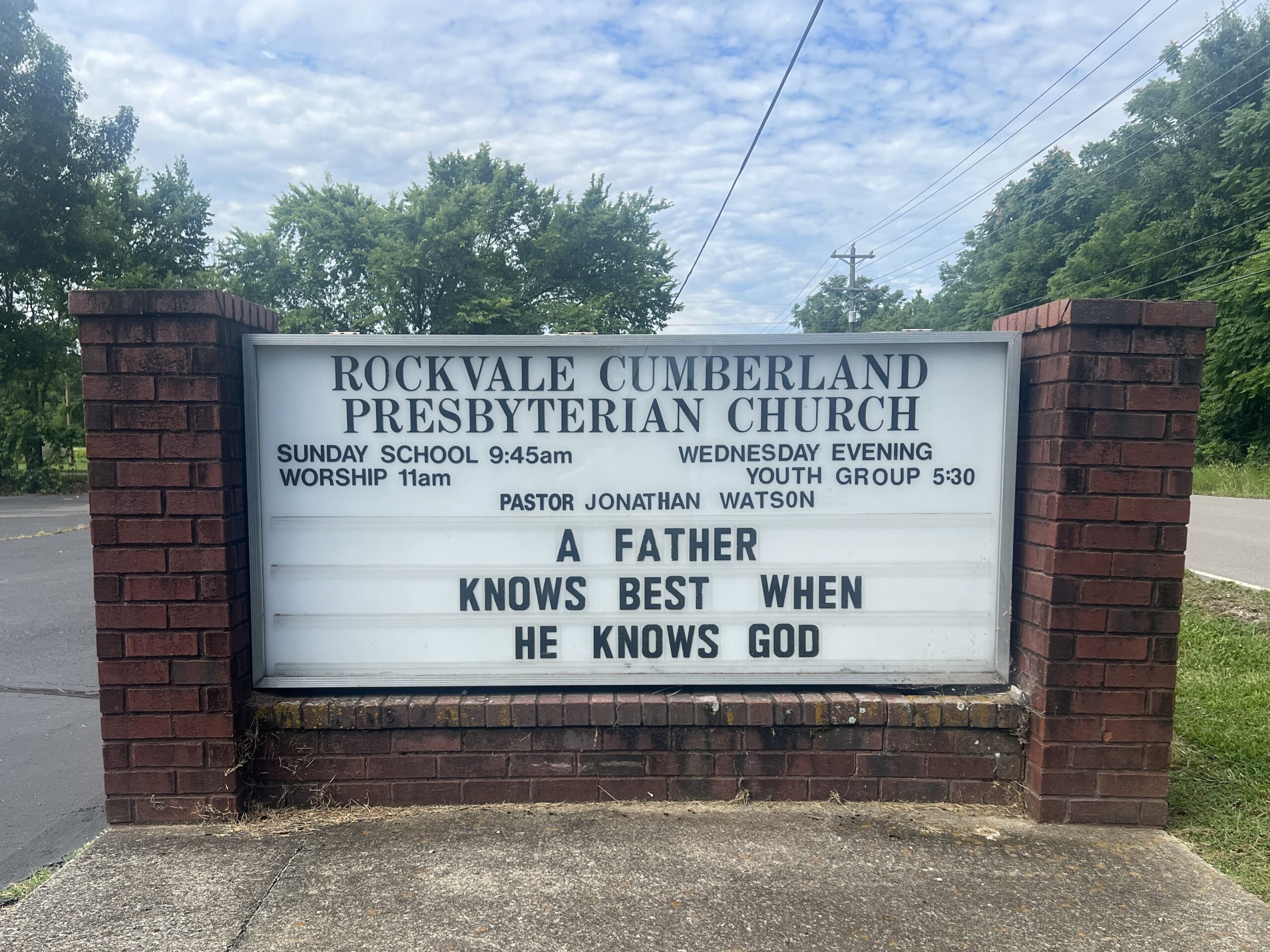 Church Sign Sermon