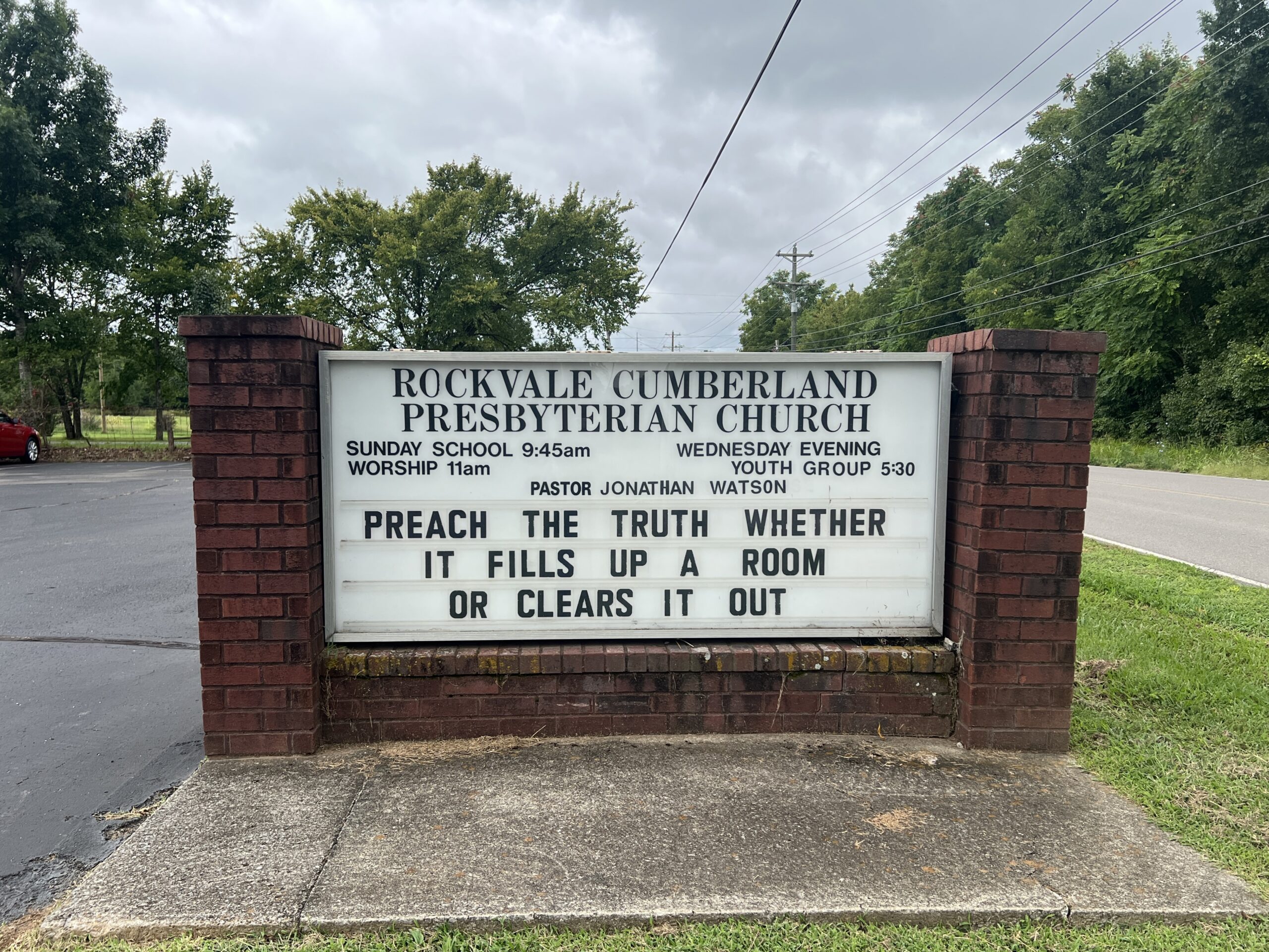 Church Sign Sermon
