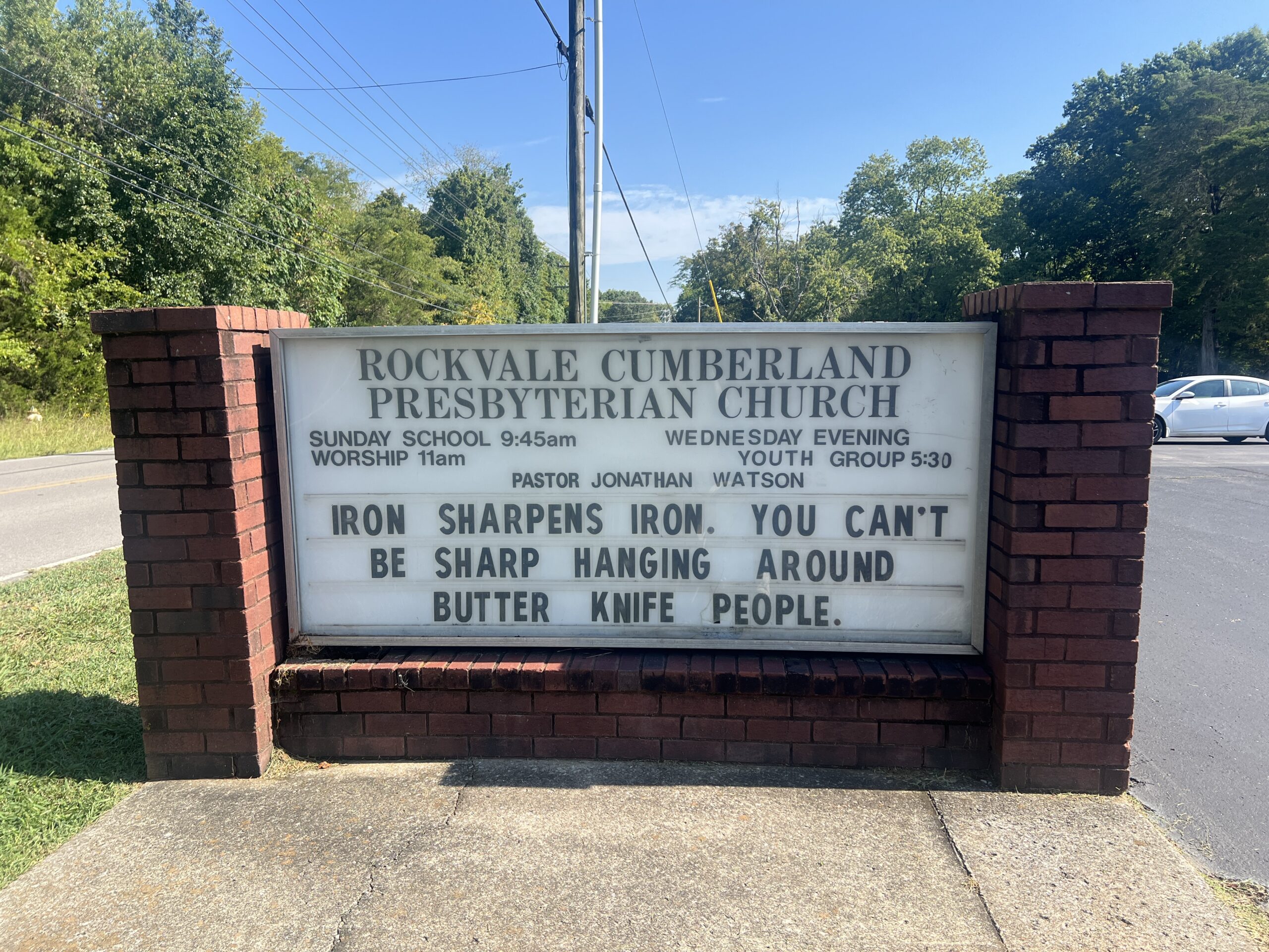 Church Sign Sermon