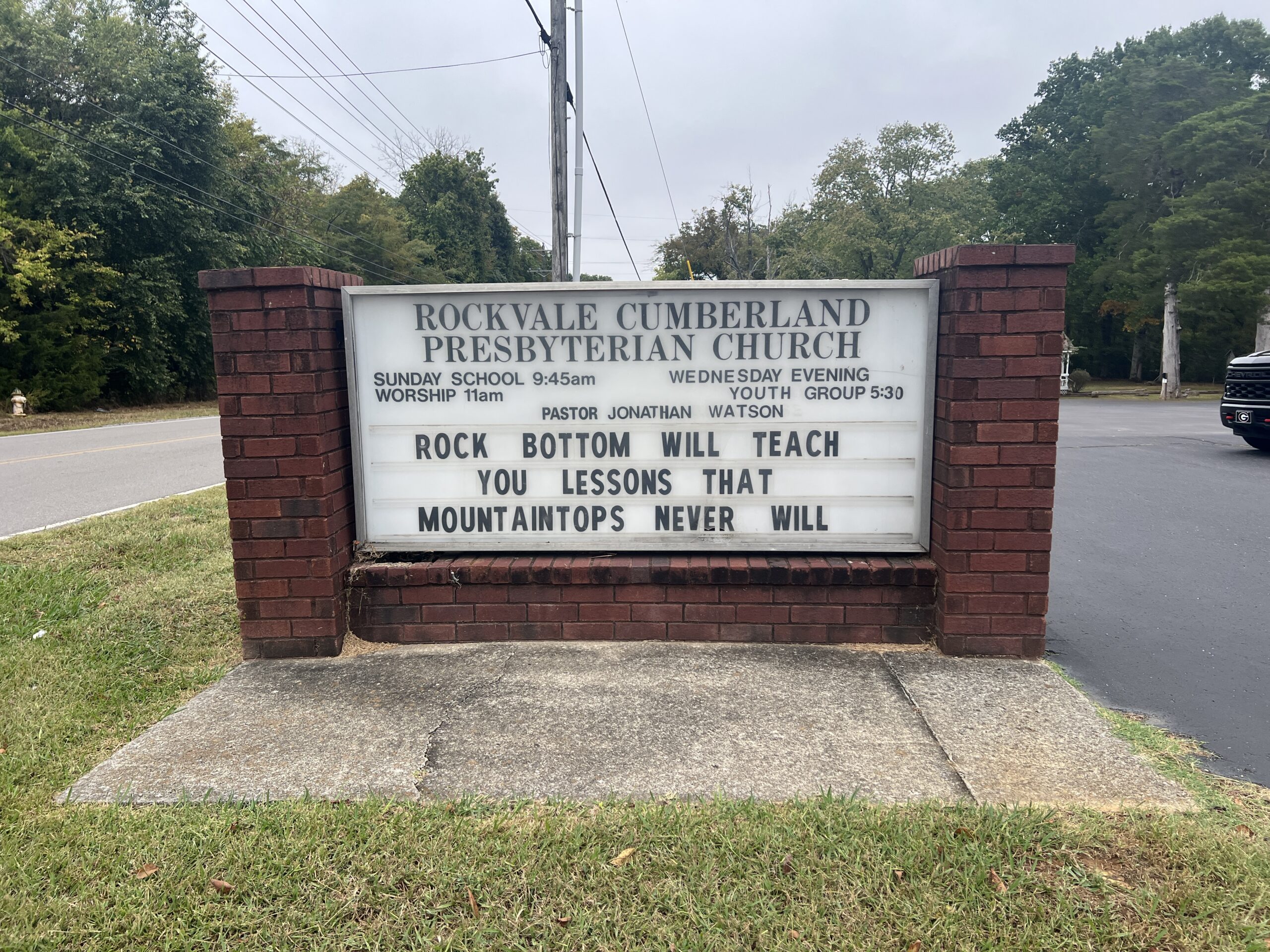 Church Sign Sermon