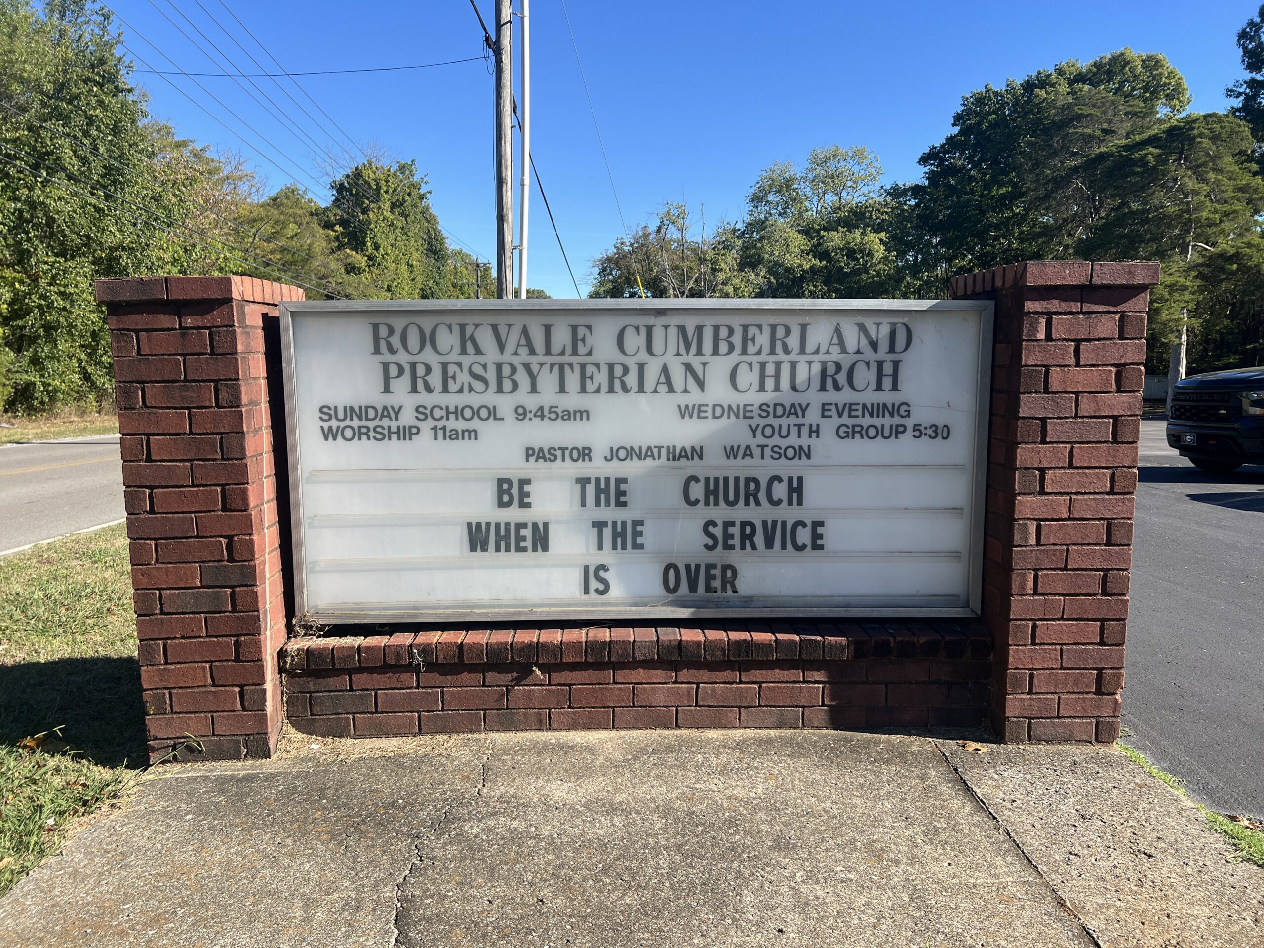 Church Sign Sermon